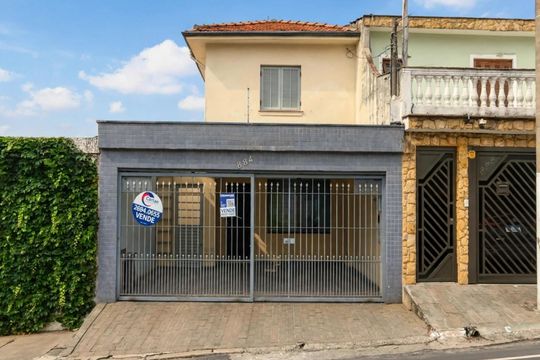 Fachada + Placa de casa à venda com 3 quartos, 169m² em Vila Prudente, São Paulo