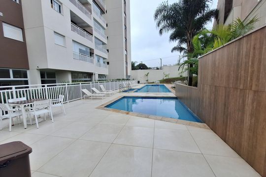Área comum - Piscina de apartamento à venda com 2 quartos, 62m² em Vila Apiai, Santo André