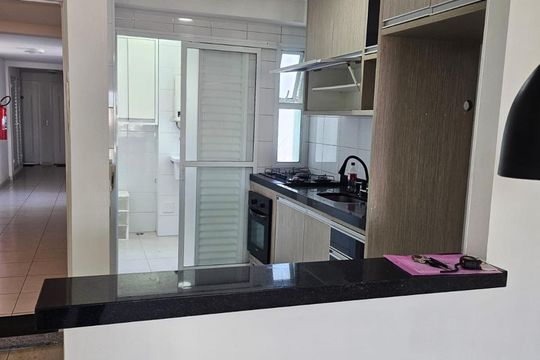 Cozinha de apartamento à venda com 3 quartos, 82m² em Baeta Neves, São Bernardo do Campo