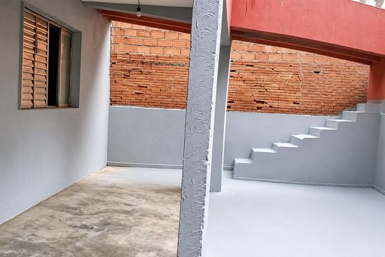 Área externa de casa para alugar com 2 quartos, 90m² em Alto da Boa Vista, Mauá