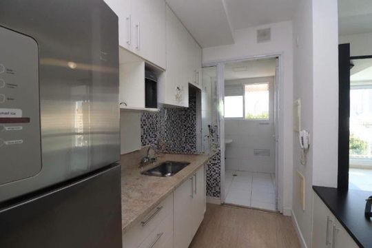 Cozinha de apartamento para alugar com 2 quartos, 72m² em Vila Gomes Cardim, São Paulo