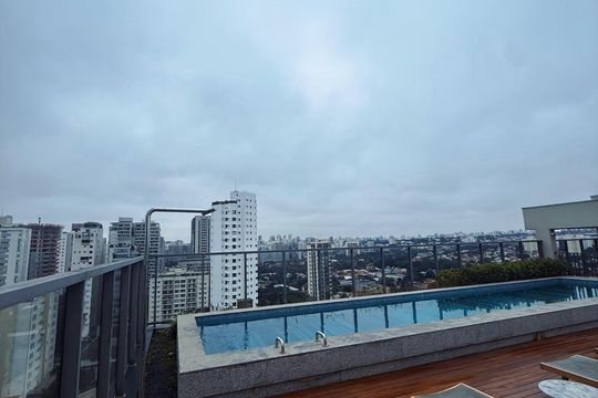 Vista de kitnet/studio à venda com 1 quarto, 23m² em Campo Belo, São Paulo
