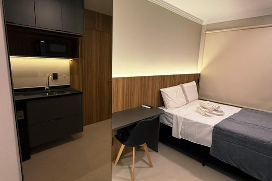 Studio de kitnet/studio à venda com 1 quarto, 23m² em Campo Belo, São Paulo