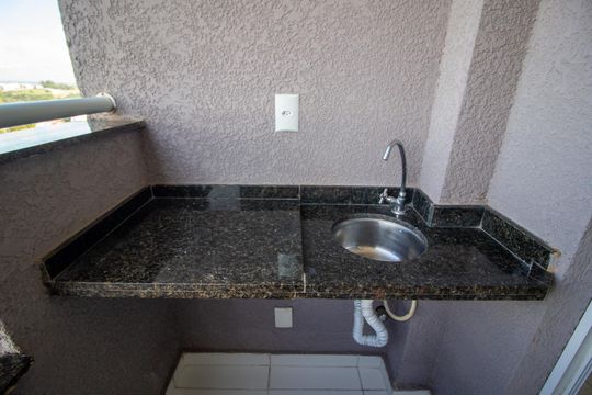 Varanda da Sala  de apartamento para alugar com 2 quartos, 57m² em Vossoroca, Votorantim