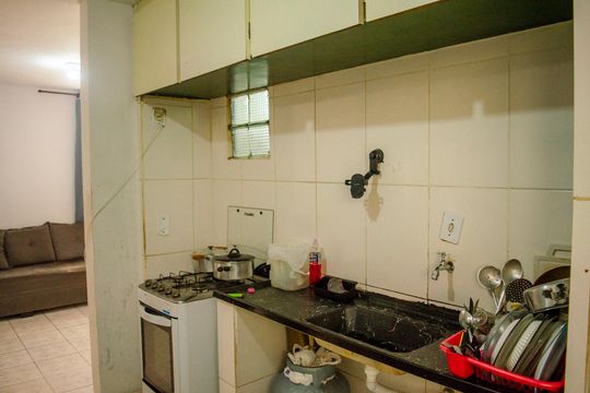Cozinha de apartamento para alugar com 2 quartos, 61m² em Setor Urias Magalhães, Goiânia
