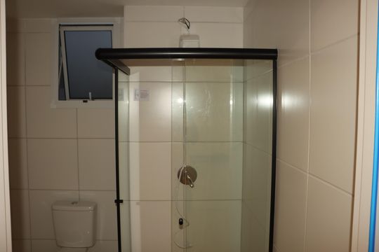 Banheiro de apartamento à venda com 1 quarto, 39m² em Cidade São Mateus, São Paulo