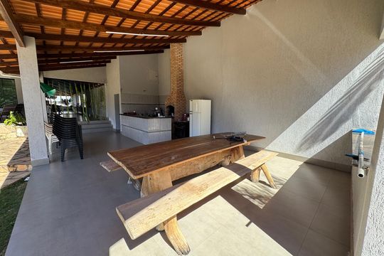 Área comum de casa à venda com 4 quartos, 560m² em Setor Habitacional Vicente Pires, Brasília
