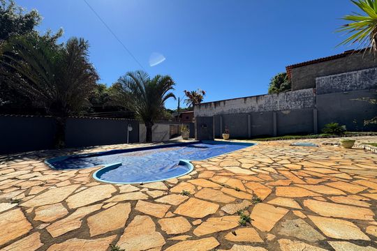 Área comum - Piscina de casa à venda com 4 quartos, 560m² em Setor Habitacional Vicente Pires, Brasília