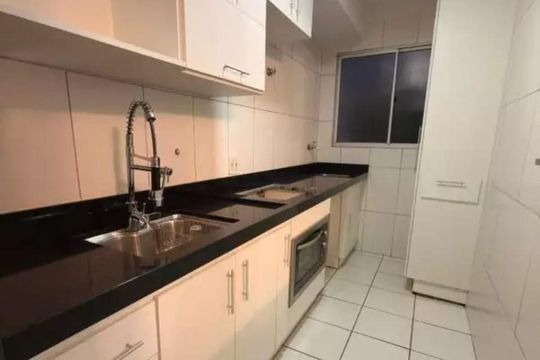 Cozinha de apartamento para alugar com 2 quartos, 62m² em Morumbi, Paulínia