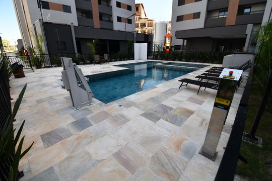 Área comum - Piscina de apartamento à venda com 3 quartos, 65m² em Botafogo, Campinas