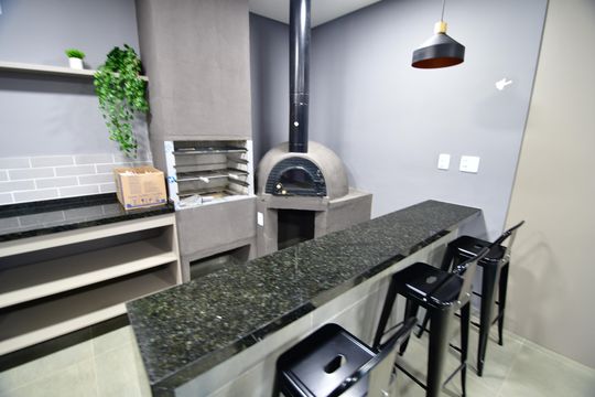 Área comum - Churrasqueira de apartamento à venda com 3 quartos, 65m² em Botafogo, Campinas