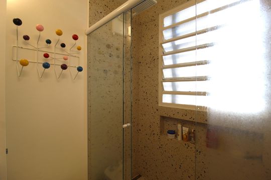 Banheiro da Suíte de apartamento à venda com 3 quartos, 120m² em Itaim Bibi, São Paulo