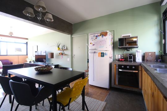 Cozinha de apartamento à venda com 3 quartos, 120m² em Itaim Bibi, São Paulo