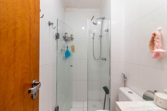 Banheiro de apartamento à venda com 1 quarto, 40m² em Vila Dom Pedro Ii, São Paulo