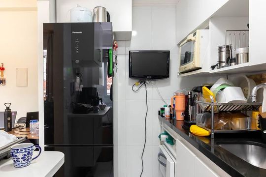 Cozinha de apartamento à venda com 1 quarto, 40m² em Vila Dom Pedro Ii, São Paulo