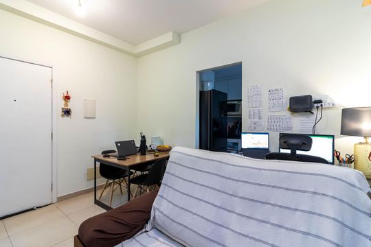 Sala de apartamento à venda com 1 quarto, 40m² em Vila Dom Pedro Ii, São Paulo