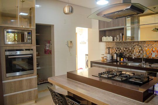 Cozinha de casa à venda com 4 quartos, 208m² em Residencial Morumbi, Goiânia