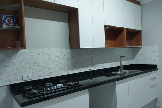 Cozinha de apartamento à venda com 3 quartos, 77m² em P.Jacatuba , Santo André