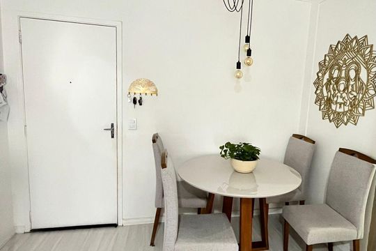 Sala de apartamento à venda com 2 quartos, 47m² em Residencial Cosmos, Campinas