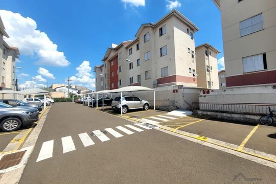 Área externa de apartamento à venda com 2 quartos, 47m² em Residencial Cosmos, Campinas
