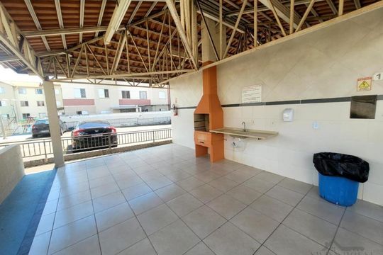 Área externa de apartamento à venda com 2 quartos, 47m² em Residencial Cosmos, Campinas