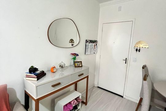 Sala de apartamento à venda com 2 quartos, 47m² em Residencial Cosmos, Campinas