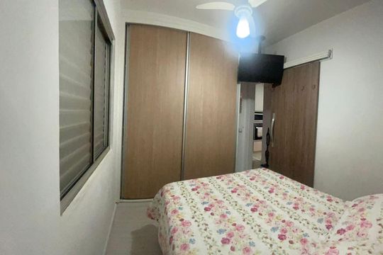 Quarto de apartamento à venda com 2 quartos, 47m² em Residencial Cosmos, Campinas