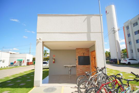 Área comum - Churrasqueira de apartamento para alugar com 2 quartos, 44m² em Feitoria, São Leopoldo