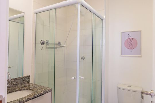 Banheiro de apartamento para alugar com 2 quartos, 38m² em Quarta Parada, São Paulo