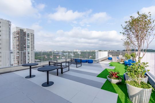 Área Comum de kitnet/studio para alugar com 1 quarto, 27m² em Santo Amaro, São Paulo