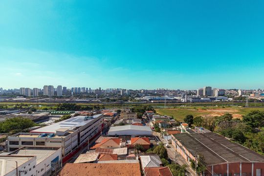 Vista da Sala de apartamento para alugar com 2 quartos, 34m² em Veleiros, São Paulo