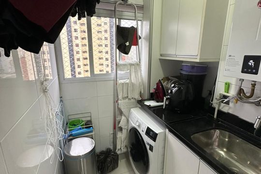 Área de serviço de apartamento à venda com 2 quartos, 72m² em Vila Mascote, São Paulo