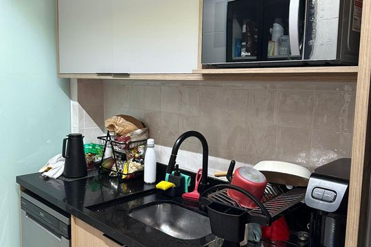 Cozinha de apartamento à venda com 2 quartos, 72m² em Vila Mascote, São Paulo