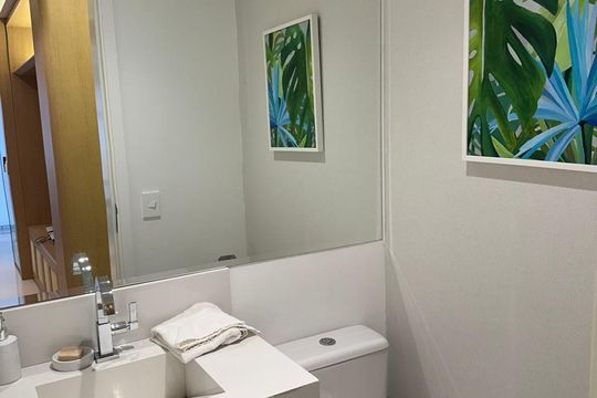 Banheiro de apartamento à venda com 2 quartos, 72m² em Vila Mascote, São Paulo