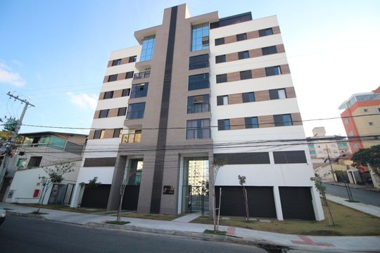 Fachada de apartamento à venda com 3 quartos, 76m² em Serrano, Belo Horizonte