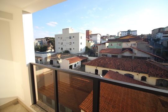 Varanda da Sala de apartamento à venda com 3 quartos, 76m² em Serrano, Belo Horizonte