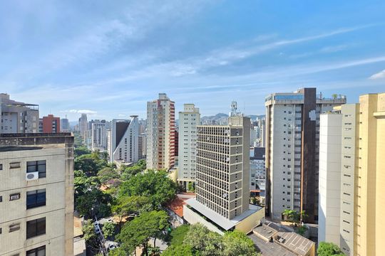 Vista da Suíte Master de apartamento para alugar com 4 quartos, 303m² em Santo Agostinho, Belo Horizonte