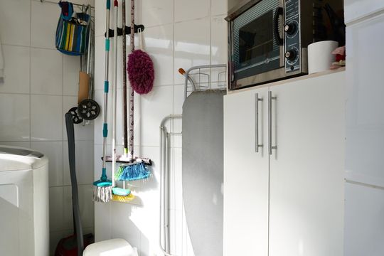 Cozinha e Área de Serviço de apartamento à venda com 3 quartos, 86m² em Sagrada Família, Belo Horizonte