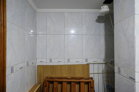 Banheiro de apartamento à venda com 3 quartos, 94m² em Vila Caminho do Mar, São Bernardo do Campo
