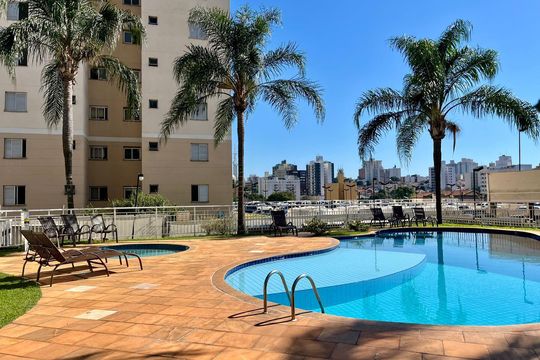 Área comum - Piscina de apartamento à venda com 2 quartos, 55m² em Bonfim, Campinas