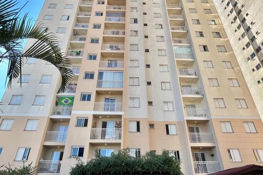 Fachada do bloco de apartamento à venda com 2 quartos, 55m² em Bonfim, Campinas