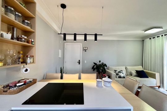 Sala de apartamento à venda com 2 quartos, 55m² em Bonfim, Campinas