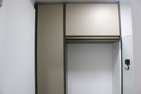 Banheiro de kitnet/studio para alugar com 1 quarto, 25m² em Perdizes, São Paulo