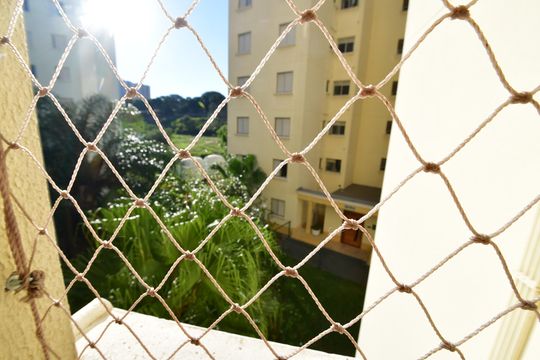 Área de Serviço - Vista de apartamento à venda com 3 quartos, 70m² em Vila Nova Teixeira, Campinas