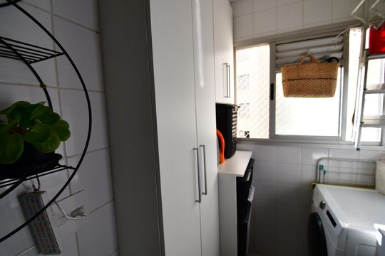 Área de Serviço de apartamento à venda com 3 quartos, 70m² em Vila Nova Teixeira, Campinas