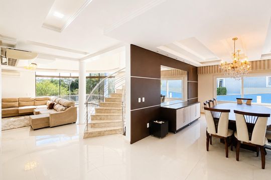 Sala de casa de condomínio para alugar com 6 quartos, 233m² em Neópolis, Gravataí