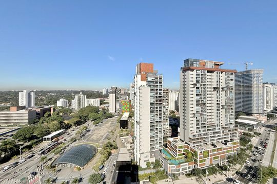 Vista  de kitnet/studio para alugar com 1 quarto, 21m² em Jardim das Acacias, São Paulo