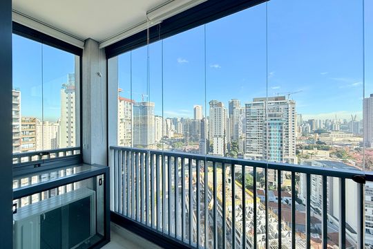 Sacada de kitnet/studio para alugar com 1 quarto, 21m² em Jardim das Acacias, São Paulo