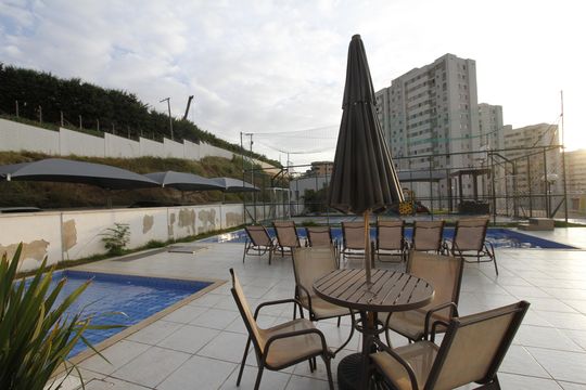 Área comum - Piscina de apartamento à venda com 2 quartos, 50m² em Buritis, Belo Horizonte