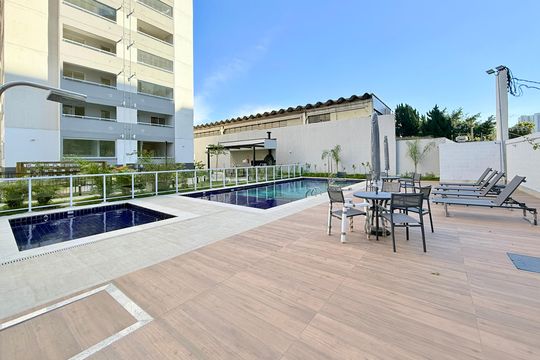 Piscina  de apartamento para alugar com 2 quartos, 59m² em Várzea de Baixo, São Paulo